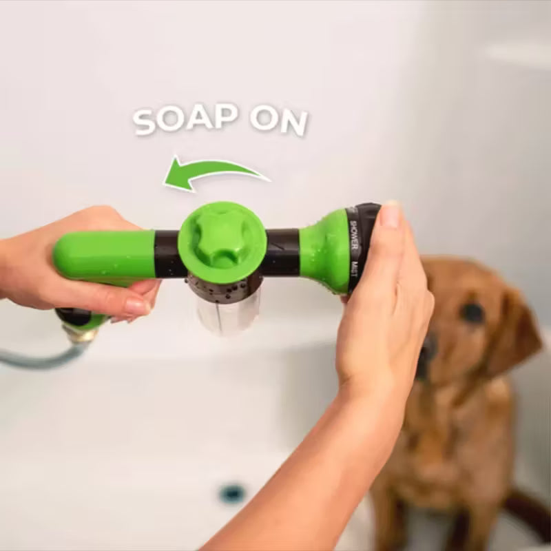 High-Pressure Pet Shower Gun with 3 spray modes