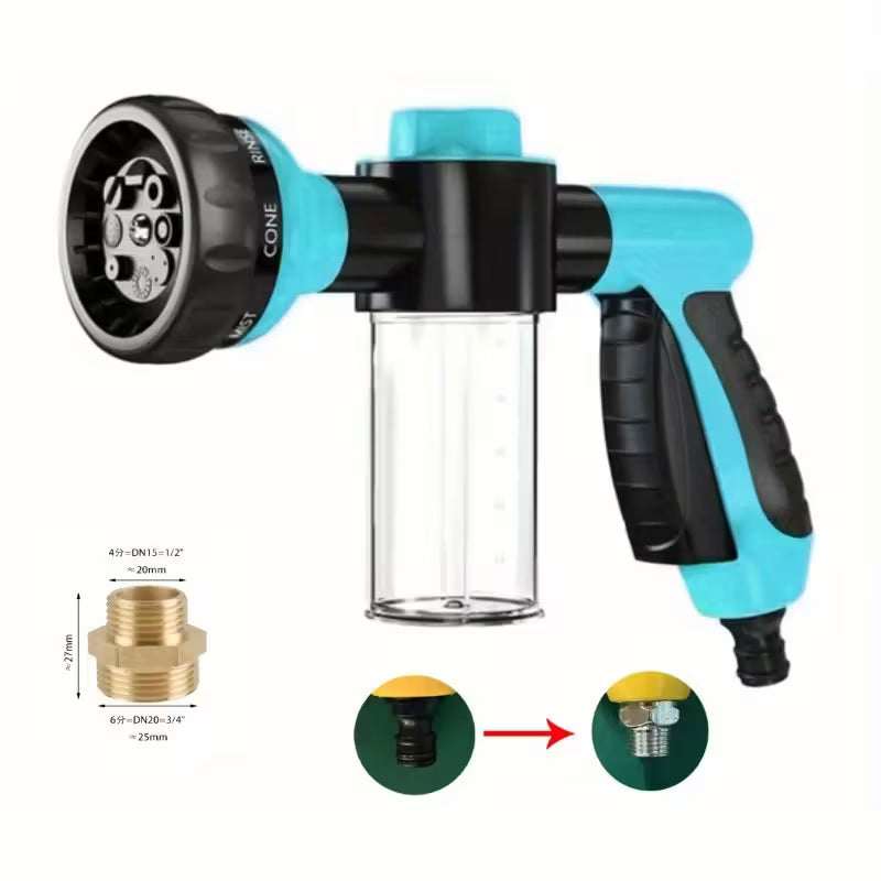 High-Pressure Pet Shower Gun with 3 spray modes