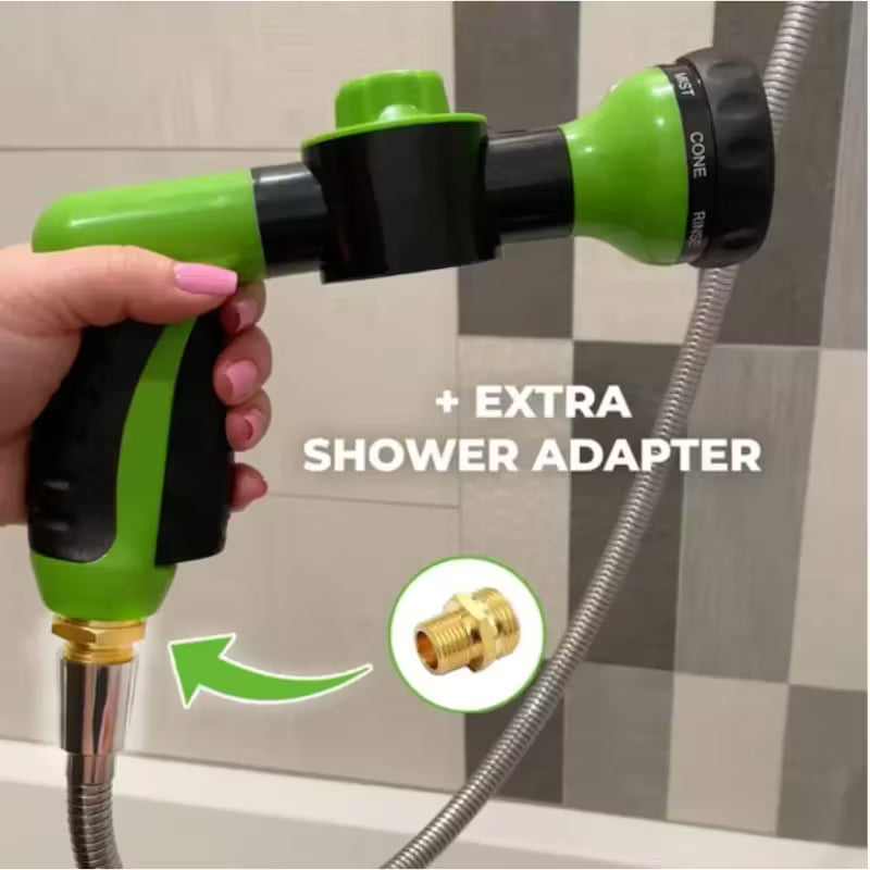 High-Pressure Pet Shower Gun with 3 spray modes