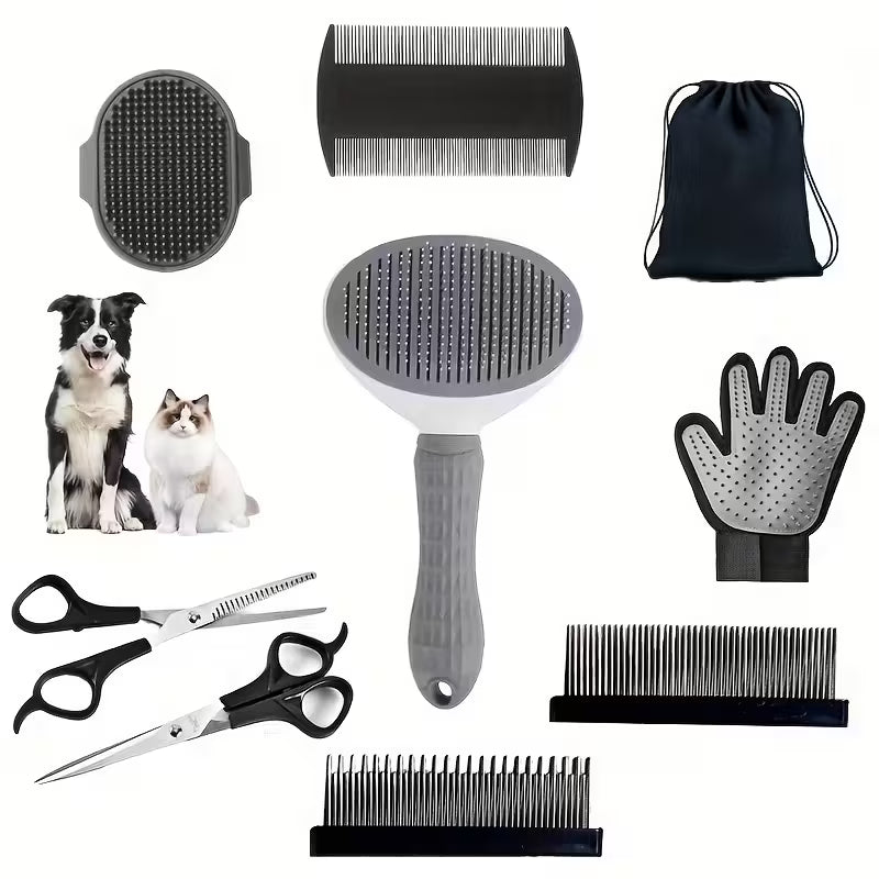 Dog Hair Grooming And Bath Beauty Tool Set