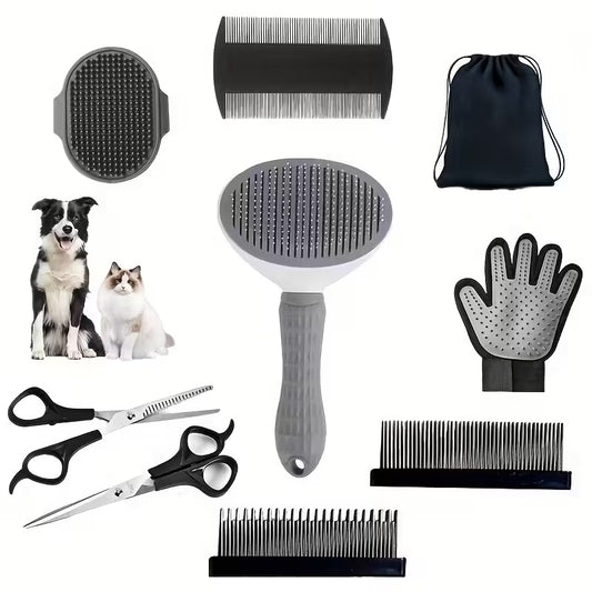 Dog Hair Grooming And Bath Beauty Tool Set